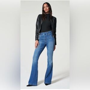 Spanx flare jeans in vintage indigo